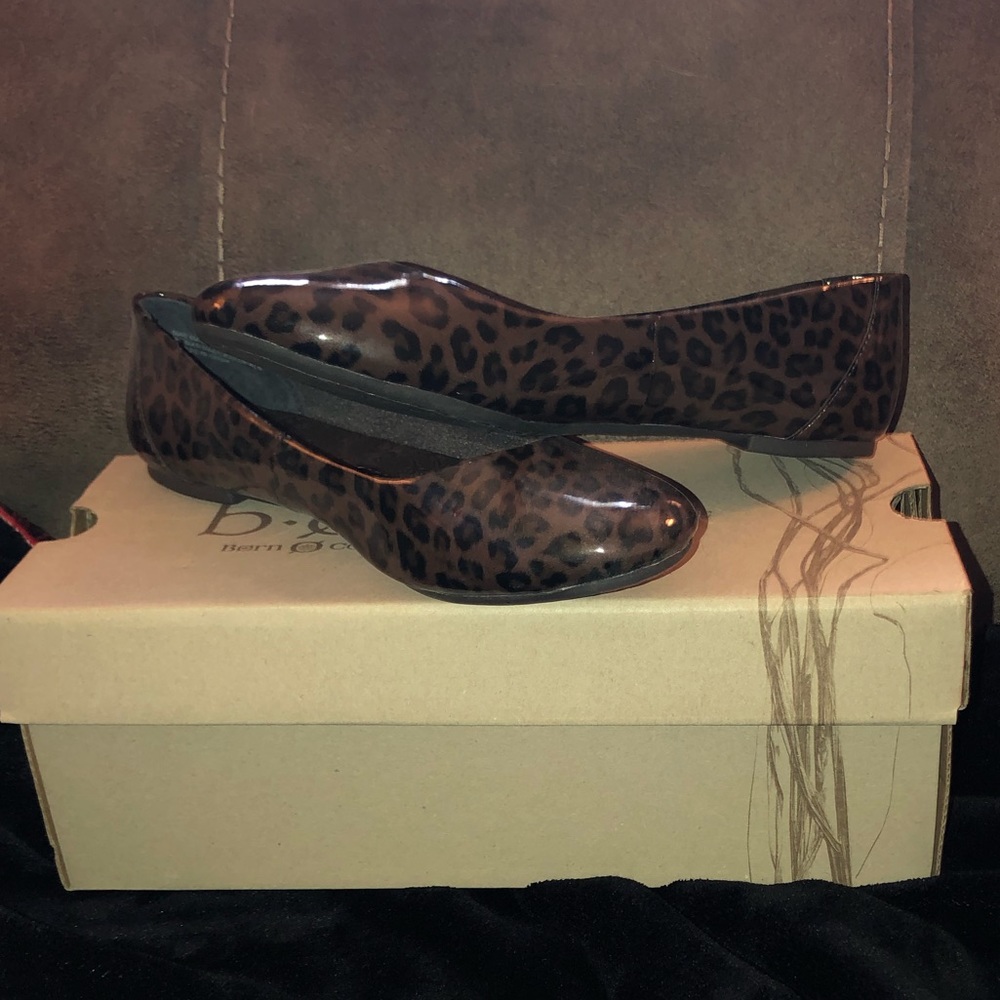 Ladies Born Leopard Print Flats